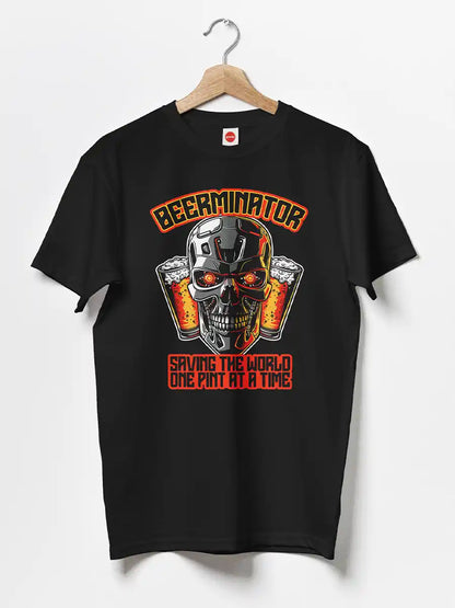 BEERMINATOR - Black Men's T-Shirt