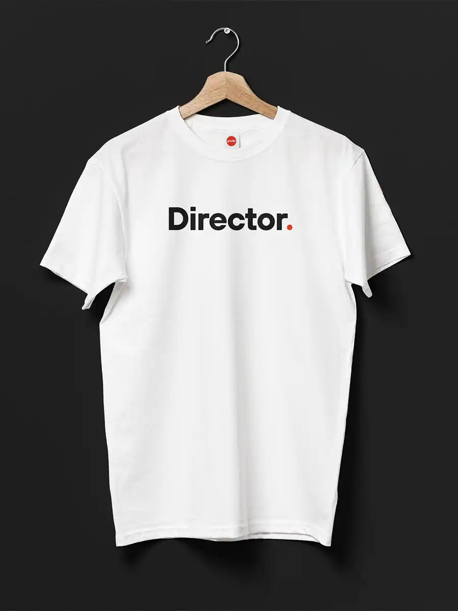 Dictator-White Minimalist Men's Cotton T-Shirt