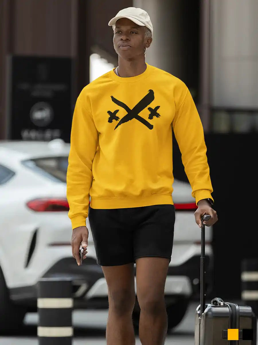 Golden on sale yellow sweatshirt