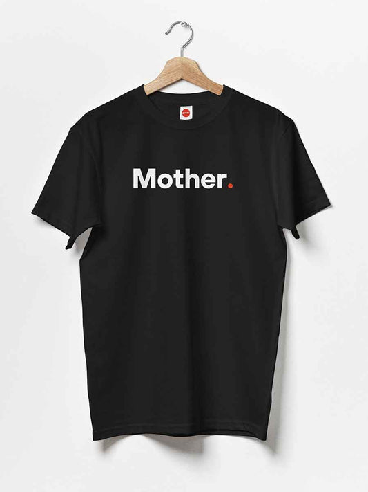 Mother - Minimalist Black Cotton T-Shirt