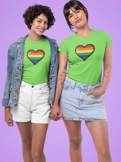 Pride Heart - LGBTQ - Women's Cotton T-Shirt